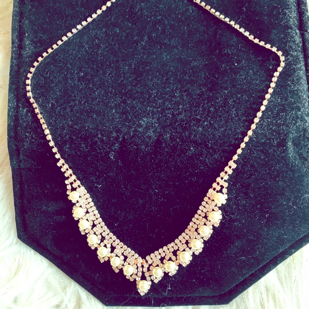 Rose gold necklace